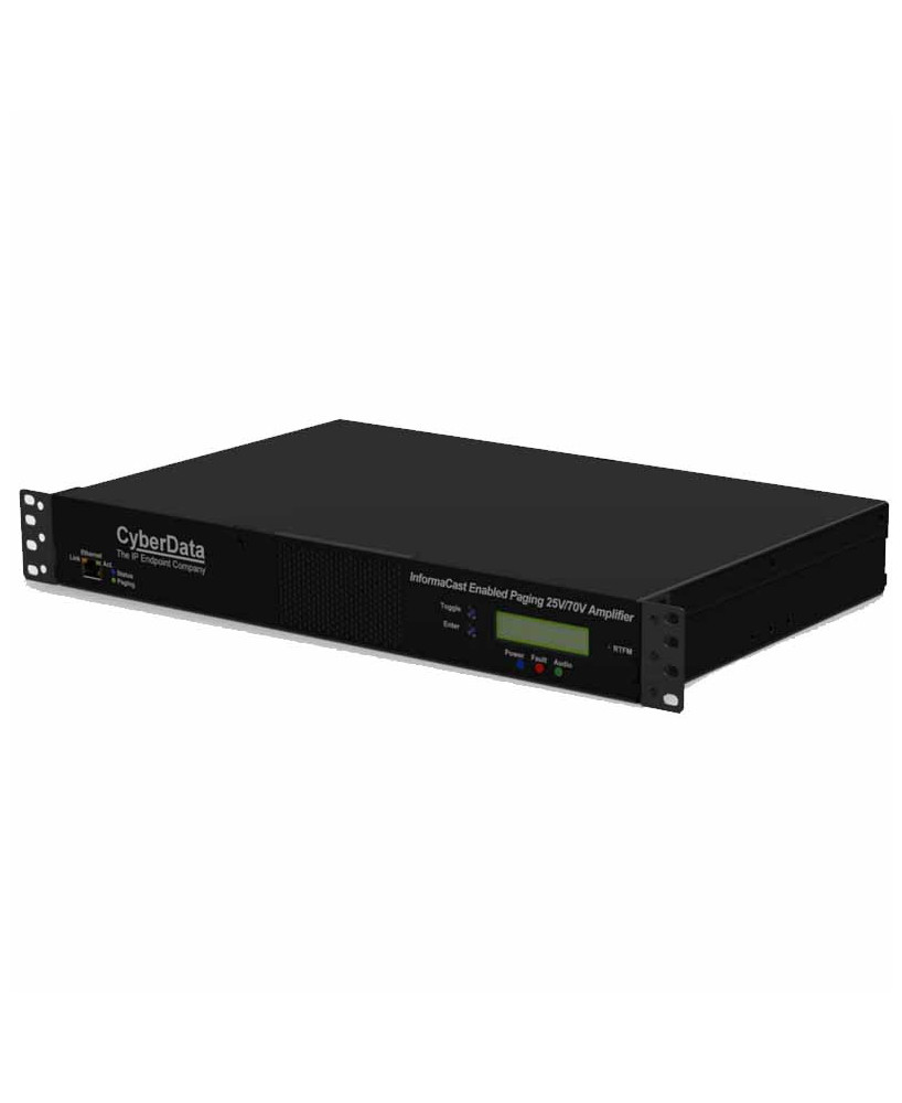 CyberData InformaCast Enabled Paging 25V/70V Amplifier 011592