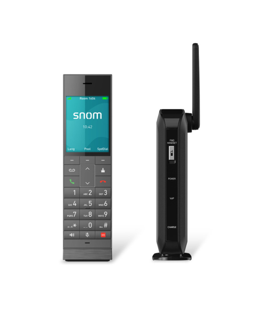 Snom HM201 1-Line DECT Cordless Hospitality Phone 00007006