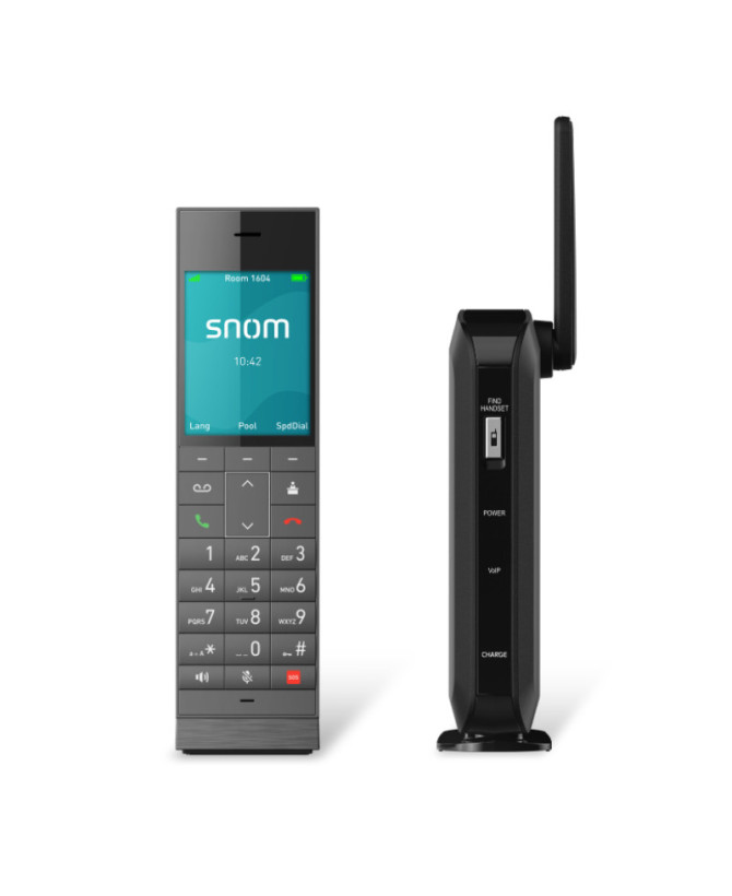 Snom HM201 1-Line DECT Cordless Hospitality Phone 00007006