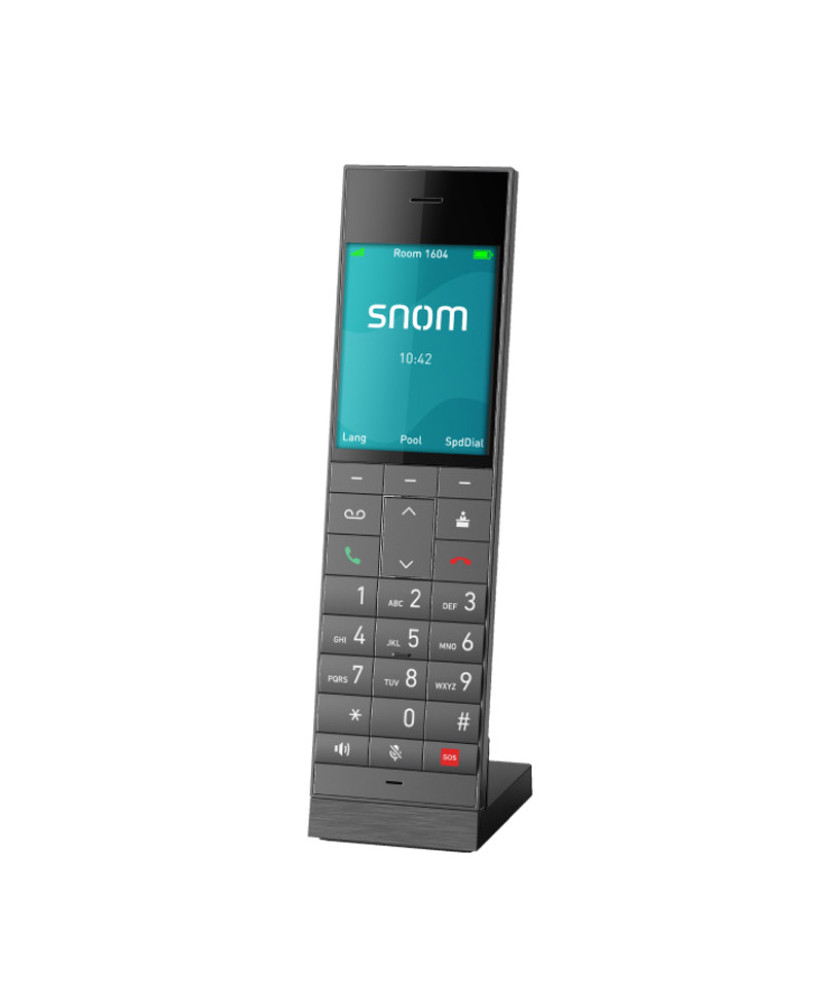 Snom HM2 Additional DECT Cordless Handset With Charging Cradle 00007007 For Snom HM201