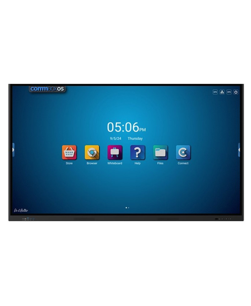 Commbox 86" 4K UHD Touch Interactive Atom Display CBIA86