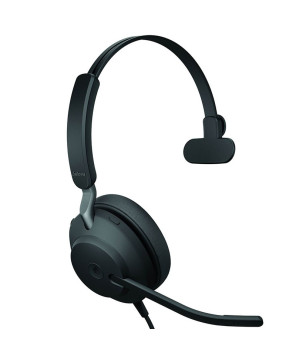 Jabra Evolve2 40 SE USB-A UC Mono Wired Headset with COMSOL 10W Wireless Charging Pad 24189-889-999-CHARGER