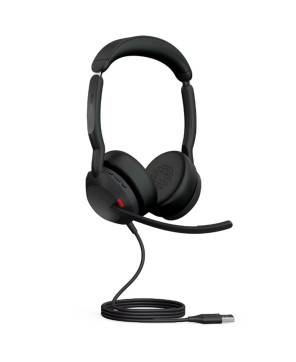 Jabra Evolve2 50 UC USB-A Bluetooth Stereo Wireless Headset With COMSOL 10W Wireless Charging Pad In Black 25089-989-999-CHARGER