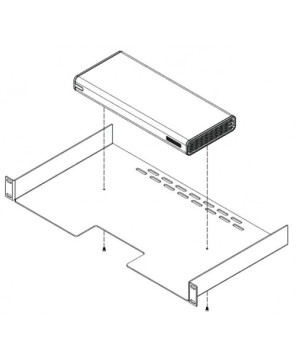 HP Poly/Plantronics Shelf 2215-06177-001 for Mounting The Group 300/500 Series Codecs