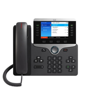 Cisco 8851 5inch Display Bluetooth Wall Mountable IP Phone in Black CP-8851-K9=