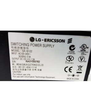 LG Ericsson 12V Switching Power Supply SA-B122