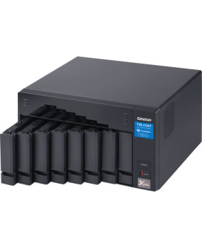 QNAP TVS-872XT-I5-16G 8 Bay Nas (No Disk) I5-8400T 16Gb 10GbE(1) GbE(2) T3(2)TWR 2yr