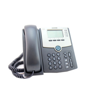 Cisco SPA514G-RF 4-Line IP Phone in Gray w/ Display PoE and Port