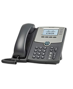 Cisco SPA514G-RF 4-Line IP Phone in Gray w/ Display PoE and Port