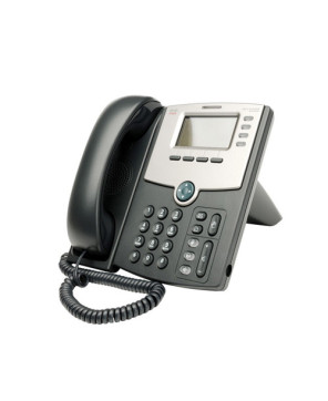 Cisco SPA514G-RF 4-Line IP Phone in Gray w/ Display PoE and Port