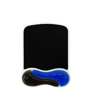 Kensington Duo Gel Mouse Pad with Wrist Rest in Blue/Black 62401