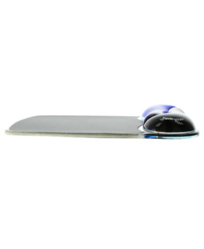 Kensington Duo Gel Mouse Pad with Wrist Rest in Blue/Black 62401