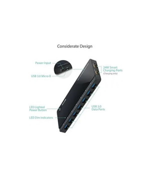 TP-Link USB 3.0 7-Port Hub with 2 Charging Ports UH720