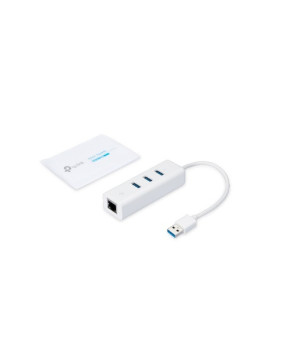 TP-Link 2 in 1 USB 3.0 3-Port Hub & Gigabit Ethernet USB Adapter UE330