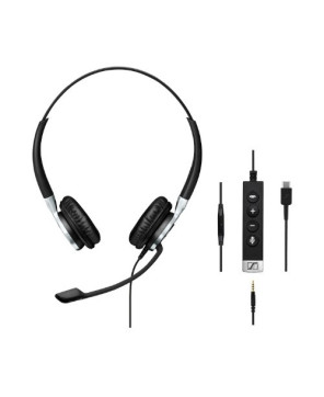 EPOS | SENNHEISER IMPACT SC 665 USB-C Wired Stereo UC Headset with 3.5 mm jack and USB-C Connectivity 1000670