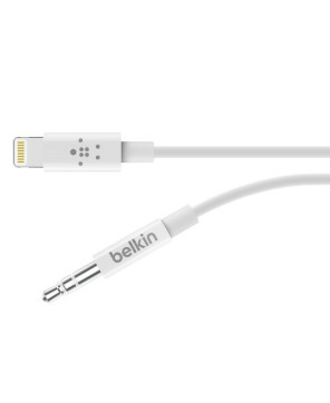 Belkin 1M Lightning Connector to 3.5mm Audio Cable in White AV10172BT03-WHT