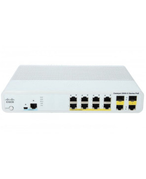 Cisco Catalyst 2960C 8 FE PoE with 2x Dual Uplink Lan Base Switch WS-C2960C-8PC-L-RF