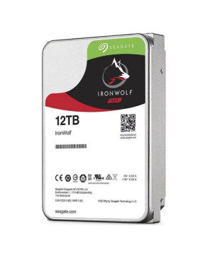 Seagate IronWolf 12TB 7200 RPM SATA III 3.5" Internal NAS HDD ST12000VN0008