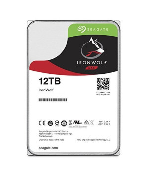 Seagate IronWolf 12TB 7200 RPM SATA III 3.5" Internal NAS HDD ST12000VN0008