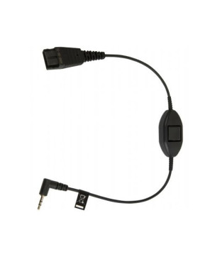 Jabra QD to 2.5mm Plug Cord with PTT 8800-00-55 for Ericsson DECT DT590