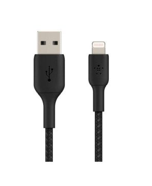 Buy Belkin 1M USB-A to Lightning Braided Cable in Black CAA002BT1MBK for iPhone & iPad