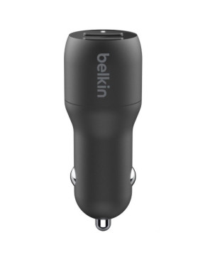 Buy Belkin 2-Port 12W/2.4A USB-A Car Charger CCB001BTBK