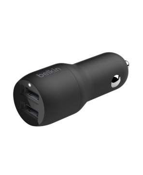 Buy Belkin 2-Port 12W/2.4A USB-A Car Charger CCB001BTBK