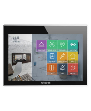 Akuvox Wireless 10″ Smart Android Touch Screen Panel IT83W for SIP Video Intercom Door Stations