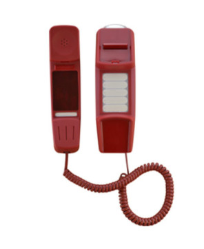 Buy Interquartz IQ50RN Dial-less Slimline Phone in Red