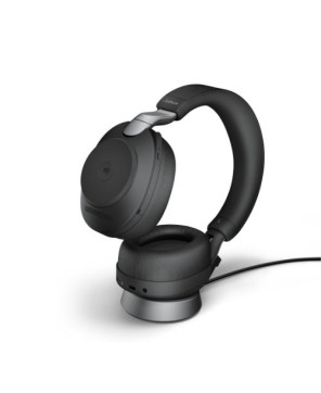 Buy the Jabra Evolve2 85 UC Binaural Bluetooth Headset USB-C with Charging Stand 28599-989-889