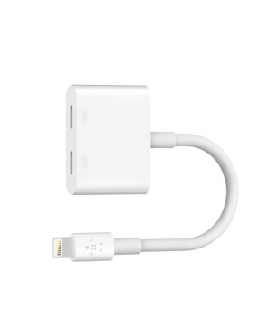 Belkin Lightning Charge Audio Port Splitter - The Telecom Shop