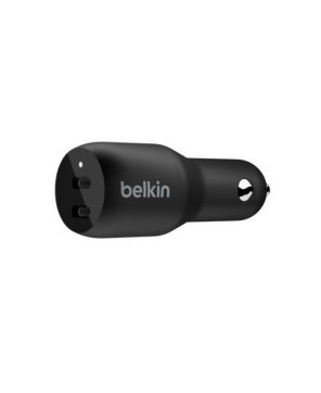 Buy Belkin Boost Charge 2-Port 18W USB-C Car Charger CCB002BTBK