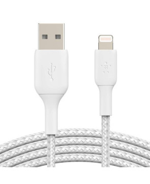 Buy Belkin 1M Boost Charge Braided USB-A to USB-C Charge/Sync Cable in White CAB002BT1MWH