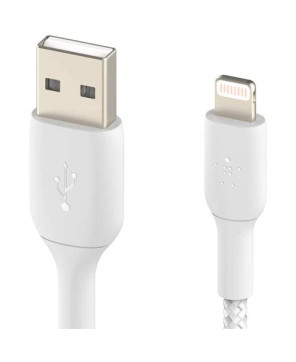 Buy Belkin 1M Boost Charge Braided USB-A to USB-C Charge/Sync Cable in White CAB002BT1MWH