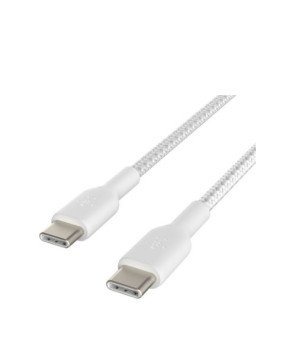 Buy Belkin 1M Braided USB-C to USB-C Charge/Sync Cable in White CAB004BT1MWH