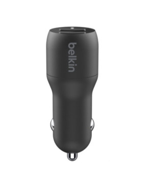 Buy Belkin BOOST CHARGE Dual USB-A Car Charger + USB-A to Micro-USB Cable CCE002BT1MBK for Mobile Devices