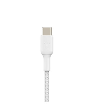 Buy Belkin 1m USB-C to Lightning Charge/Sync Braided Cable in White CAA004BT1MWH for iPhone and iPad