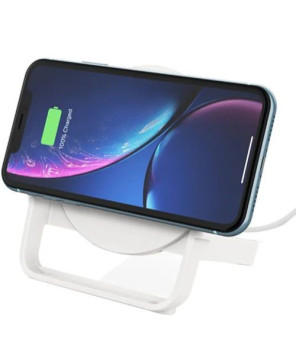 Buy Belkin 10W QI Wireless Charging Stand in White WIB001BTWH for Apple and Samsung Devices