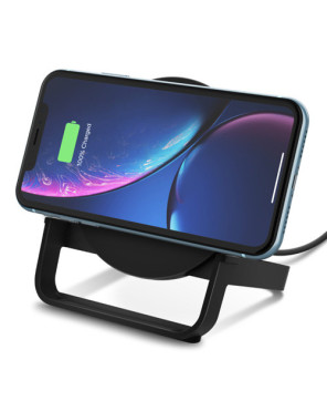 Buy Belkin Boost Charge 10W QI Wireless Charging Stand in Black WIB001BTBK for Apple and Samsung Devices