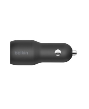 Buy Belkin Boost Charge Dual USB-A Car Charger 24W with Lightning to USB-A Cable CCD001BT1MBK for iPhone, iPad and AirPods