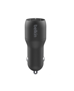 Buy Belkin Boost Charge Dual USB-A Car Charger 24W with Lightning to USB-A Cable CCD001BT1MBK for iPhone, iPad and AirPods