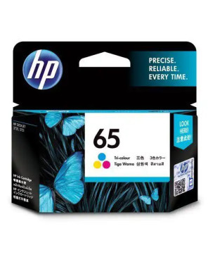 Buy HP 65 Tri-color Original Ink Cartridge N9K01AA for AMP 100/120/125, DeskJet 2600/3700 and Envy 5000 Series Printers