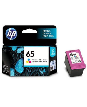 Buy HP 65 Tri-color Original Ink Cartridge N9K01AA for AMP 100/120/125, DeskJet 2600/3700 and Envy 5000 Series Printers