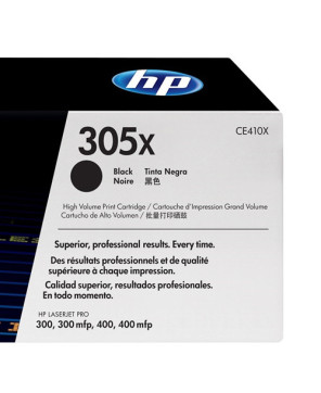 Buy HP 305X Black High Yield LaserJet Toner Cartridge CE410X for LaserJet Pro 300 M351a, 400 M451dn