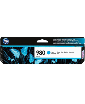 Buy HP 980 Cyan Original Ink Cartridge D8J07A for Officejet Enterprise Color MFP X585dn, MFP X585f, X555dn