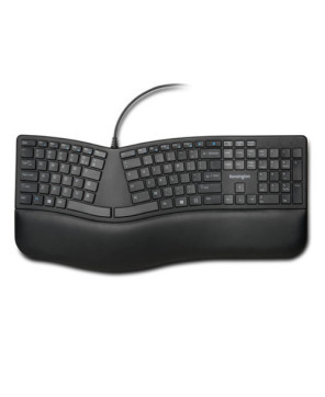 Kensington Pro Fit Ergo USB-A Wired Keyboard in Black K75400US