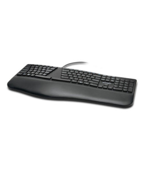 Kensington Pro Fit Ergo USB-A Wired Keyboard in Black K75400US