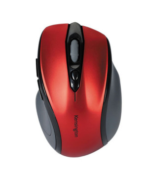 Kensington Pro Fit Mid-Size Wireless Mouse in Ruby Red 72422 for Laptop/Computer