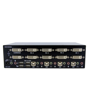 Buy Startech SV431DD2DUA 4-Port Dual KVM Switch with Audio and USB 2.0 Hub