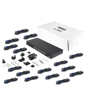 Buy Startech 16-Port 1U Rack Mount USB KVM Switch Kit w/ OSD & Cables SV1631DUSBUK